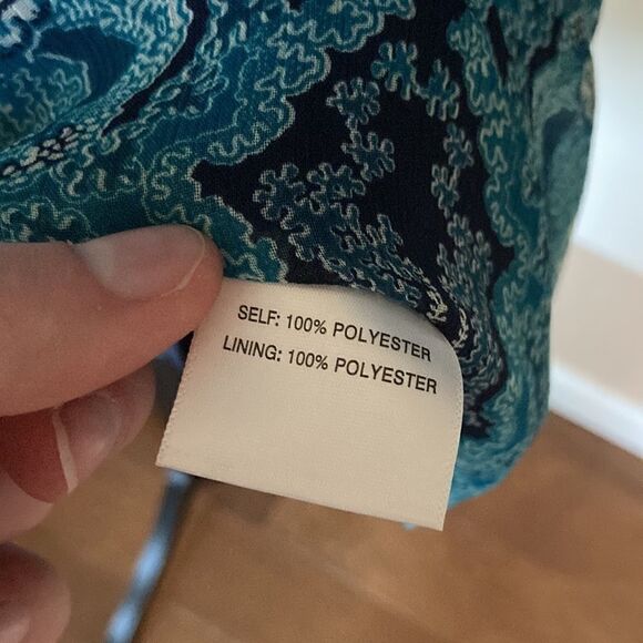 Rose & Olive Print Chiffon dress XS - Picture 8 of 8